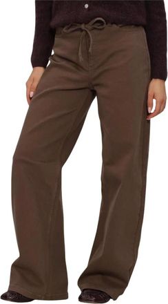 Modstr&ouml;m Broeken, Dames, Bruin, XS, Katoen, Isolde MD Dye Broek