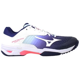 Mizuno Wave Exceed Tour 3 AC Womens Purple/White Tennis Shoes - White/Violet - Size UK 5.5