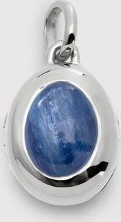 Monica Vinader Sterling Silver September Birthstone Locket Kyanite