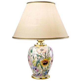 Kolarz Kolarz Giardino - Estilo De Vida Mesa De Sombra C&oacute;nica De Tela Dorado Pulido Claro, 1x E27