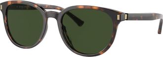 Brooks Brothers BB 5050U 616171 55mm Unisex Round Sunglasses