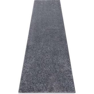 RugsX Rugsx - Alfombra De Pasillo Santa Fe Gris 97 Llanura Color S&oacute;lido Grey 80x400 Cm