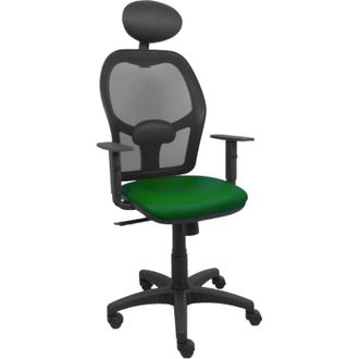 Piqueras y Crespo Silla De Oficina Con Cabecero Aloc&eacute;n Piqueras Y Crespo B10crnc Verde Oscuro