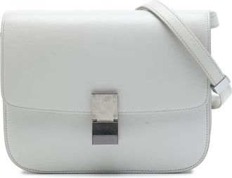 Celine Pre-owned Celine Medium Calfskin Classic Box Crossbody Ladies QB2D7F5F8Z4F8G6S