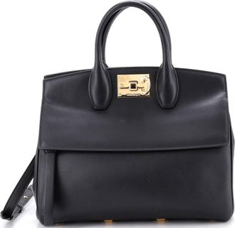 Ferragamo Studio Satchel Leather Small