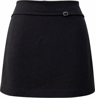 Mixray Hoog Taille Mini Rok met Ceintuur