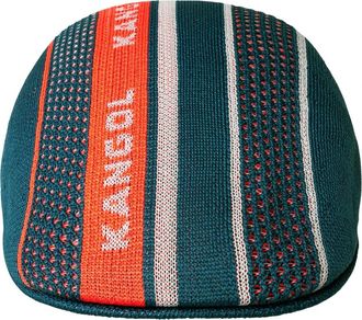 Kangol Tropic Game Stripe 507 - unisex - Petten - Veelkleurig - XL - Leer - Accessoires