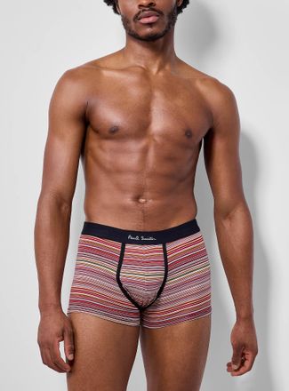 Paul Smith Mens 3 striped stretch trunk Organic cotton