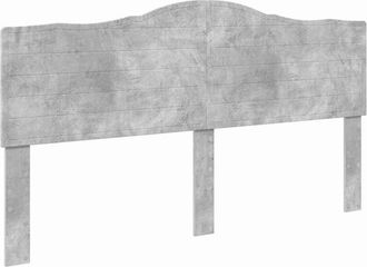 vidaXL Headboard with Headboard Concrete Grey 200 cm Engineered wood vidaXL