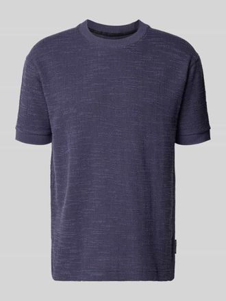 Marc O'Polo Relaxed Fit T-Shirt aus Baumwoll-Mix in Dunkelblau, Gr&ouml;&szlig;e XXXL