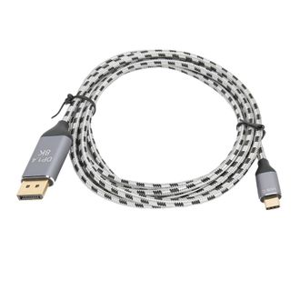 OEM Este Cable Cumple Con El Est&aacute;ndar Displayport 1.4, Admite Resoluci&oacute;n 8k Y Compresi&oacute;n De Flujo De V&iacute;deo, Cuenta Con Un Dise&ntilde;o De Triple Blindaje Y Ampl