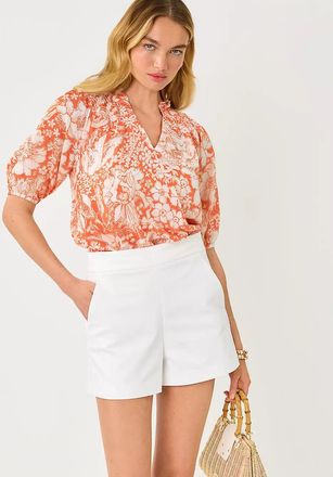 Lilly Pulitzer Lourdes Short Sleeve Top