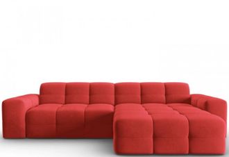 BLOOMINGLOFT 4-Sitzer Design Ecksofa Kendal mit Eckteil rechts