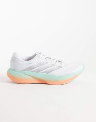adidas adidas Running Supernova Rise 3 sneakers bianche con sfumatura blu e arancione-Bianco