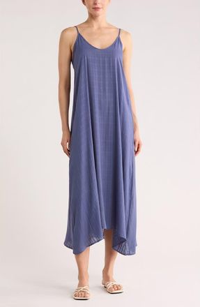 Nordstrom Rack Textured Flowy Cover-Up Dress in Blue Indigo at Nordstrom Rack, Size X-Small