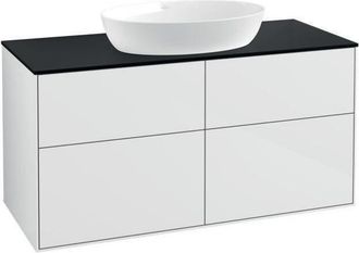 Villeroy & Boch V&b Waschtischunterschrank Finion 1200x603x501mm Ap Gl Bl Ma Gls Wh Lacq