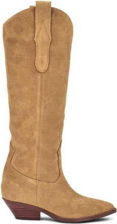Nine West Asken Knee High Boot in Ndark Natural Suede at Nordstrom, Size 9.5