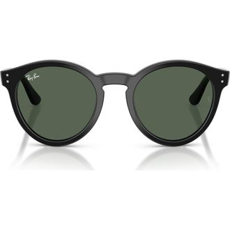 Ray-Ban 52mm Phantos Sunglasses in Black /Dark Green at Nordstrom