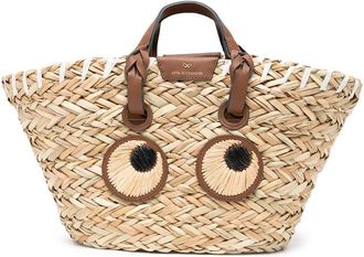 Anya Hindmarch Eyes Seagrass Straw Bag