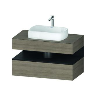 Duravit Duravit - Qatego Consola Mueble Bajo Lavabo, 1 Extra&iacute;ble, 1 Caj&oacute;n