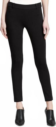 Aqua Womens Stretch Ankle Pants In Black