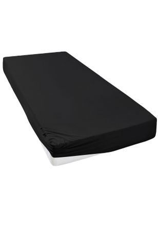 Leonique Spannbettlaken »Malia in Gr. 90x200, 140x200 oder 180x200 cm« aus Baumwolle, für Matratzen bis 30 cm Höhe, Bettlaken, Spannbetttuch