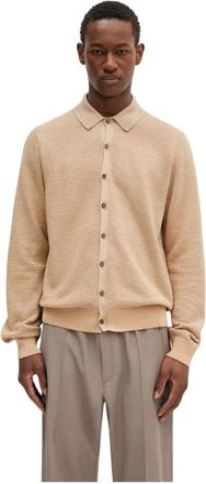 Paul Smith Linnen Blend Vest - Heren - Vesten - Beige - XL - Linnen - Truien & Vesten