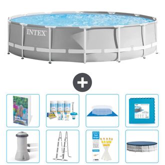 Intex Piscina Prism Frame Redonda - 427x107 Cm - 9-piezas S536