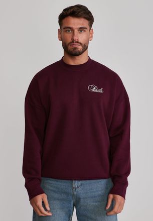 Siksilk Hombres Burdeos Essentials Su&eacute;ter XXL