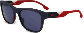 Lacoste L6043S 424 Zonnebrillen - Heren - Zonnebrillen - Blauw - 56 MM - Accessoires