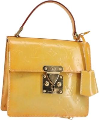 Louis Vuitton Pre-owned Handbags, female, Yellow, Size: ONE SIZE Pre-owned Vintage Handbag