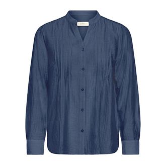 Inwear Overhemden, Dames, Blauw, 3Xl, Blouses