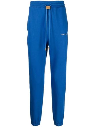 Buscemi logo-plaque track pants - Blue