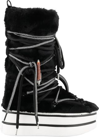 Hogan Faux Fur Snow Boots