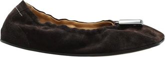 Maison Margiela Bailarinas Anat&oacute;micas de Ante - Shoes - Mujer - Marr&oacute;n - 38 1/2 EU