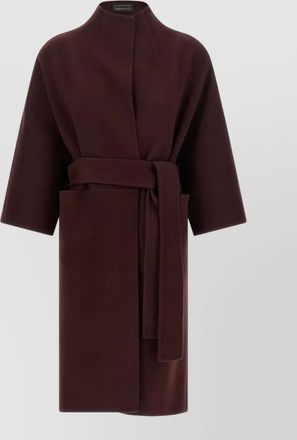 Gianluca Capannolo belted funnel neck coat