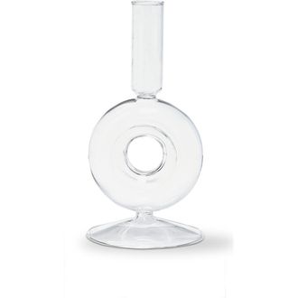 Tag Odette Clear Glass Taper Candle Holder at Nordstrom