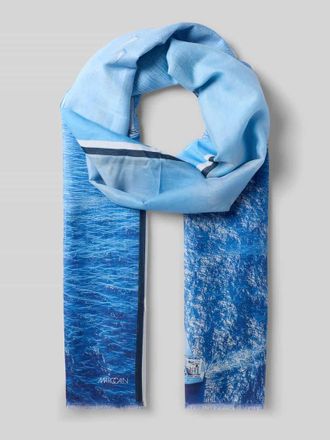 Marc Cain Schal mit Seiden-Anteil in Bleu, Gr&ouml;&szlig;e 1