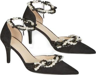 Anne Fontaine Lily Pearl Shoe in Black at Nordstrom, Size 39