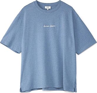 Maison Kitsun&eacute; Hombre, Camisetas, Azul, Talla: M