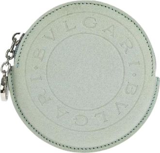 Bulgari Pre-owned Wallets, female, Blue, Size: ONE SIZE Pre-owned Leather Wallet