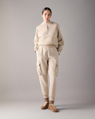 Moose Knuckles Womens Mixed Media Neoprene Hoodie