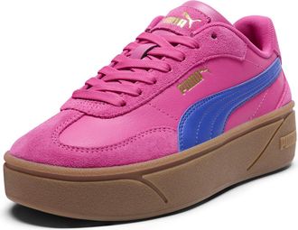 Puma Puma Womens Club II Era Platform Shoes, Green Moon-Lilac Frost, 11, Pink-Vivid Blue, 5 UK