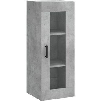 vidaXL Armario De Pared Gris Hormig&oacute;n 34,5x34x90 Cm Vidaxl