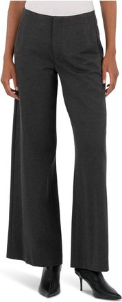 Kut from the Kloth Meg Wide Leg Pants In Charcoal