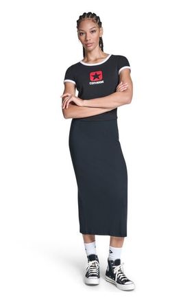 Converse Retro Box Star T-Shirt in Converse Black at Nordstrom, Size X-Small