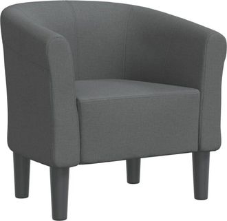 vidaXL Sill&oacute;n De Tela Gris Oscuro Vidaxl