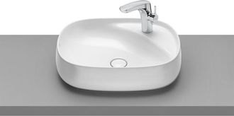 Roca Roca - Lavabo De Fineceramic De Sobre Encimera Color: Blanco - Medidas: 585x455x160 Mm