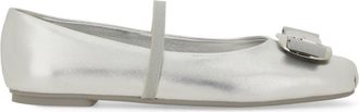 Ferragamo New Vara Lamb Leather Flats