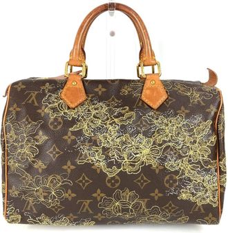Louis Vuitton Brown Monogram Or Monogram Boston Bag Handbag Tote Bag (Pre-Owned)